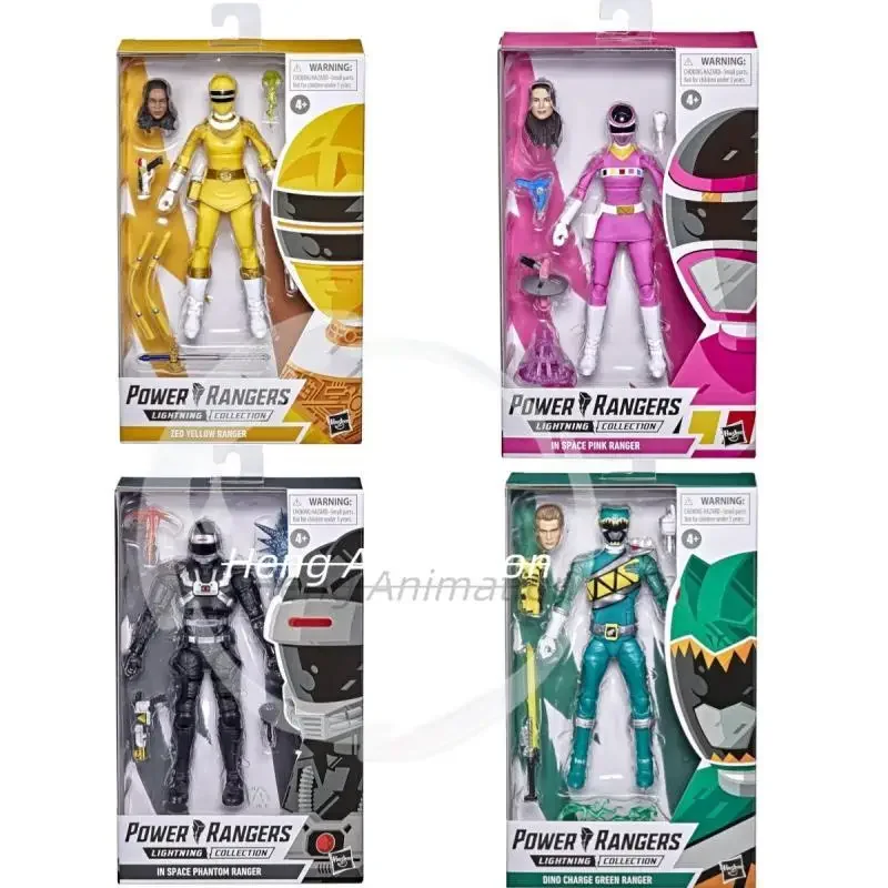 Figurki Power Rangers Lightning Collection Zeo Yellow Ranger w Kosmosie Phantom Ranger Pink Ranger Dino Charge Green Ranger