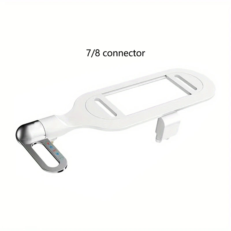 Non-Electric Bidet - Adjustable Nozzle for Toilet Seat, Easy Install Hygienic Bathroom Accessory 7/8 Retail