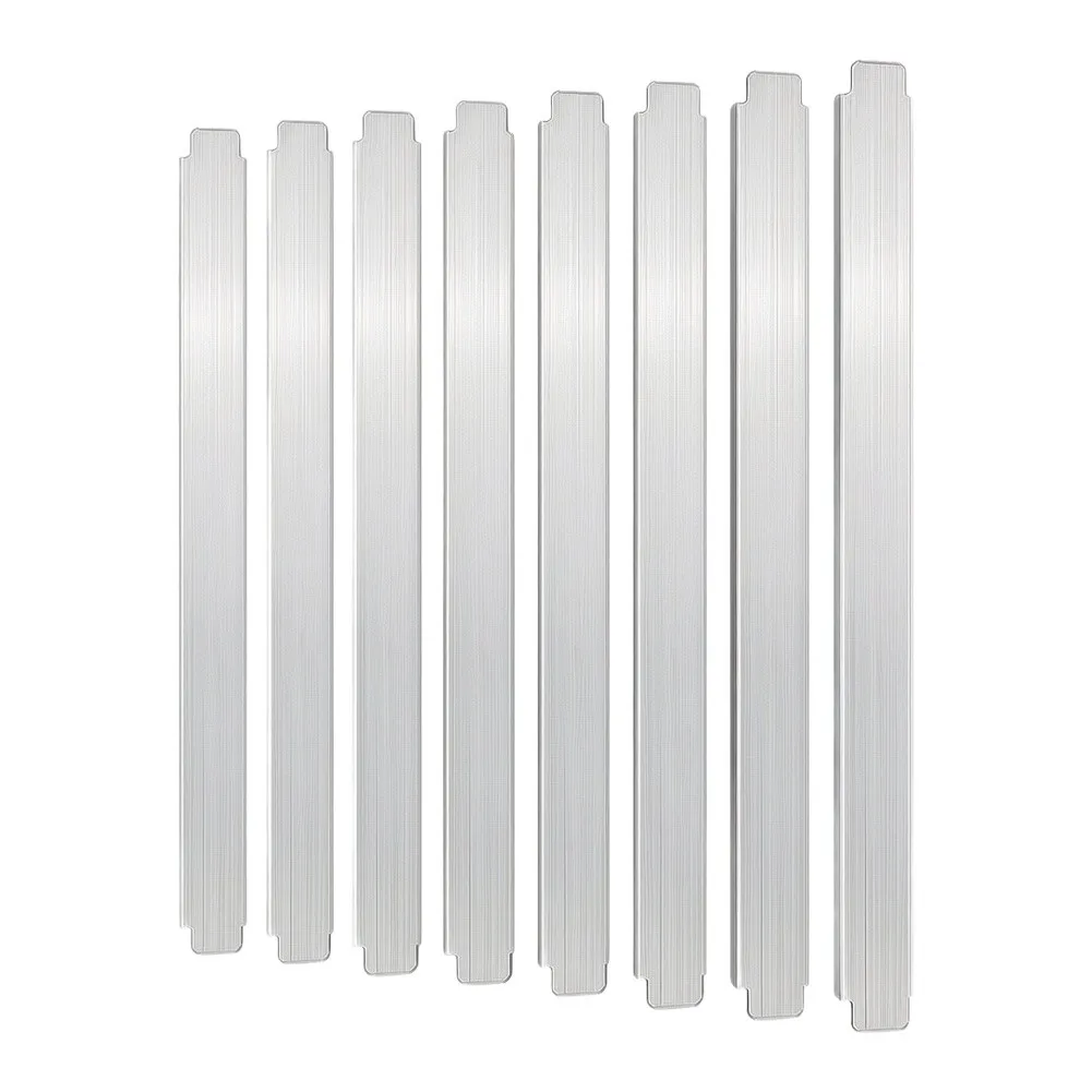12 Inch Stainless Steel Adapter Bar Set with 8 Pieces for Durable Dividers Suitable for Hotel Pans and For Food for service