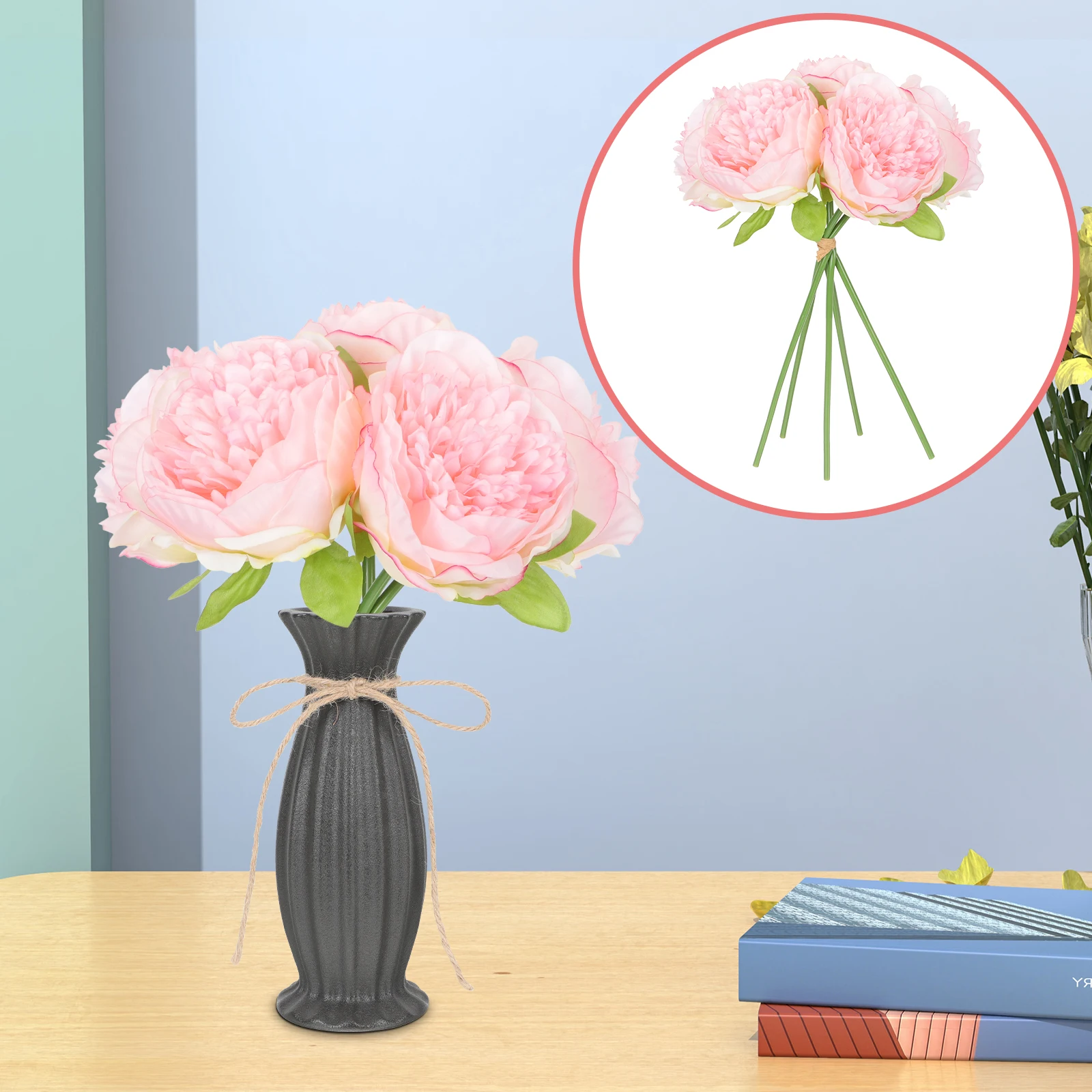 

Artificial Peony Decor Dark Purple Wedding Centerpieces Party Supplies Floral Party Supplies Home Office Kitchen