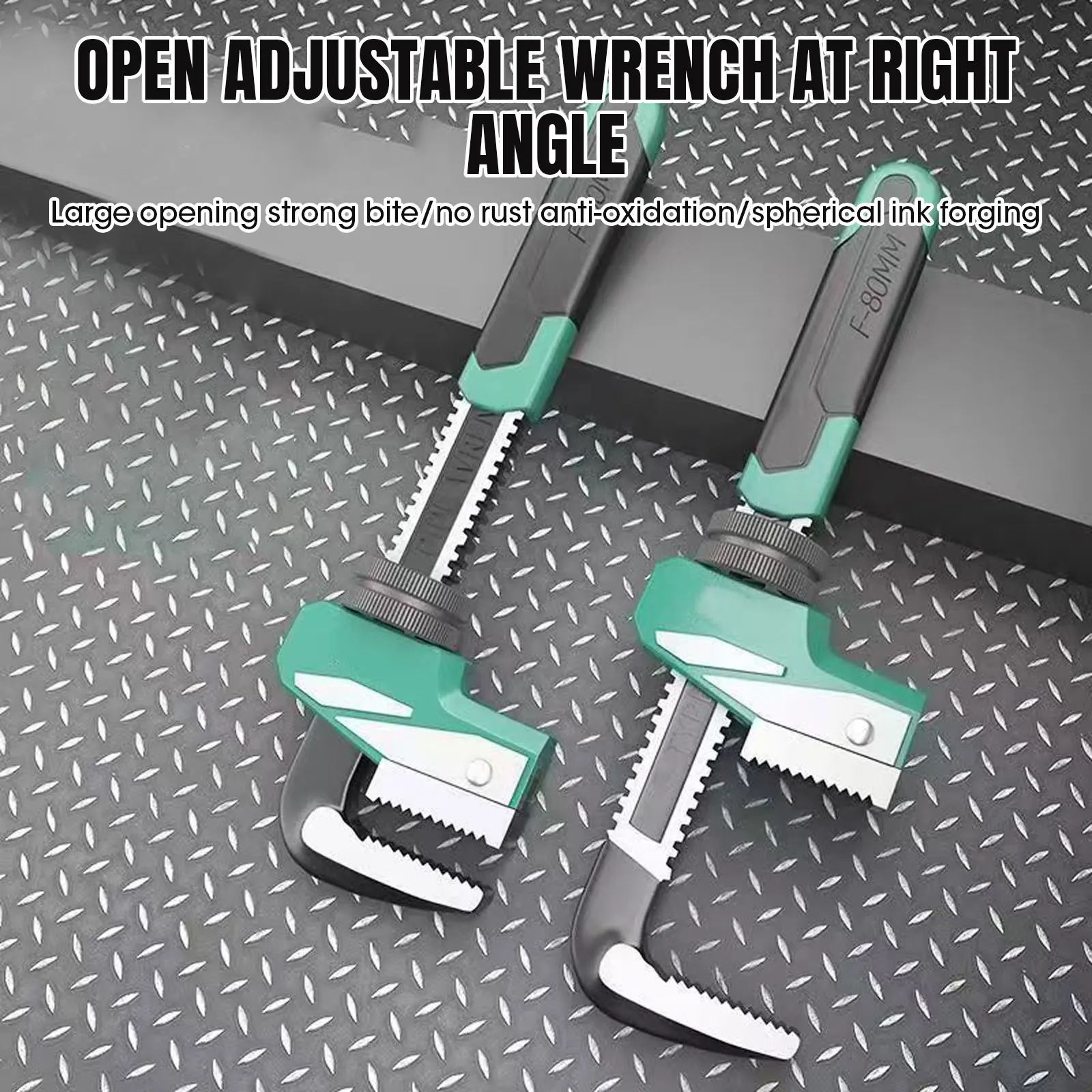 

Pipe Wrench Pipe Vise Wrench Sturdy Adjustable Wrenches Multi-Functional Speed Wrench With Extension Right-Angle For