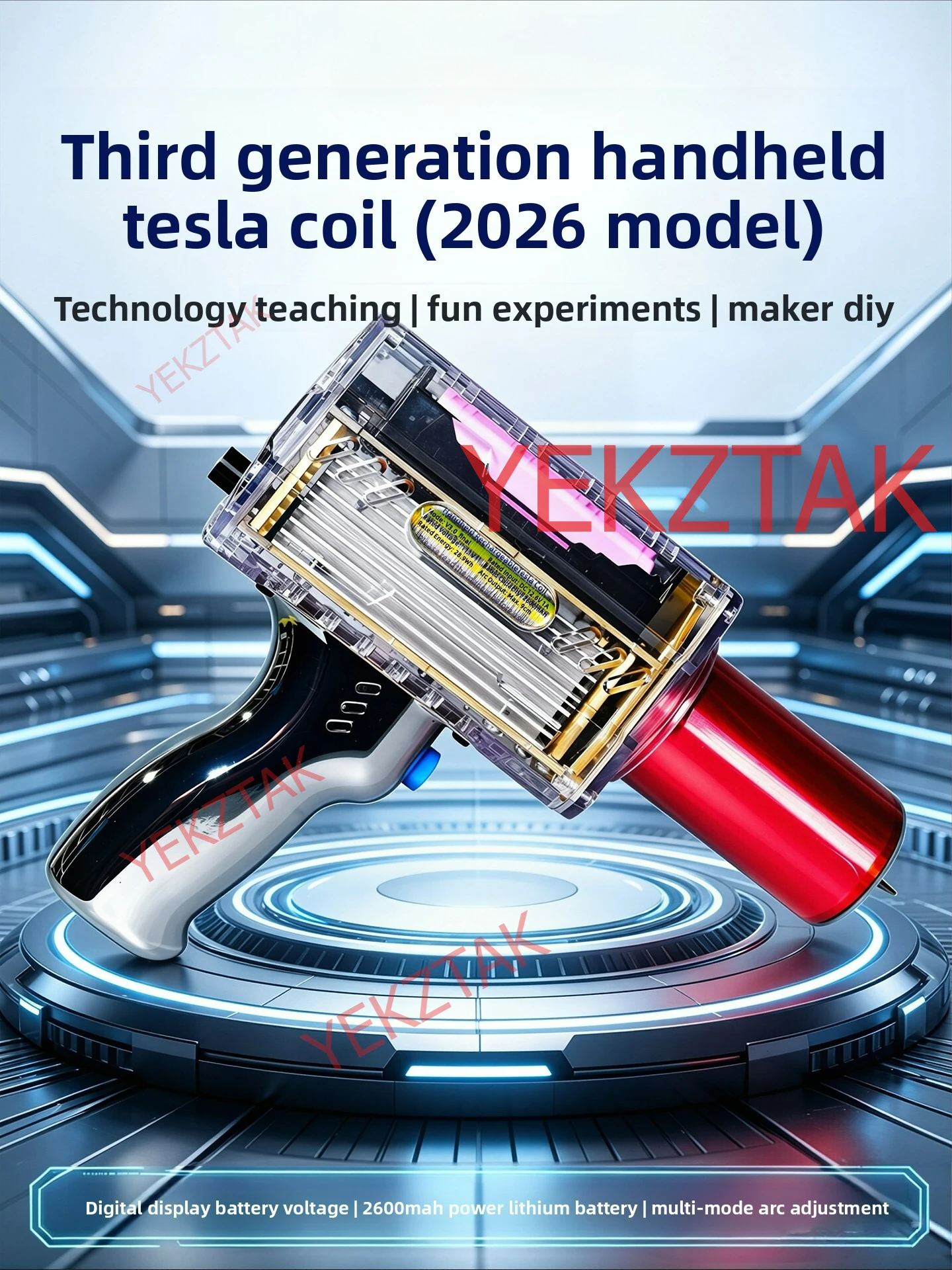third-generation-plus-version-2600mah-tesla-coil-gun-handheld-magnetic-energy-generator-with-power-adapter
