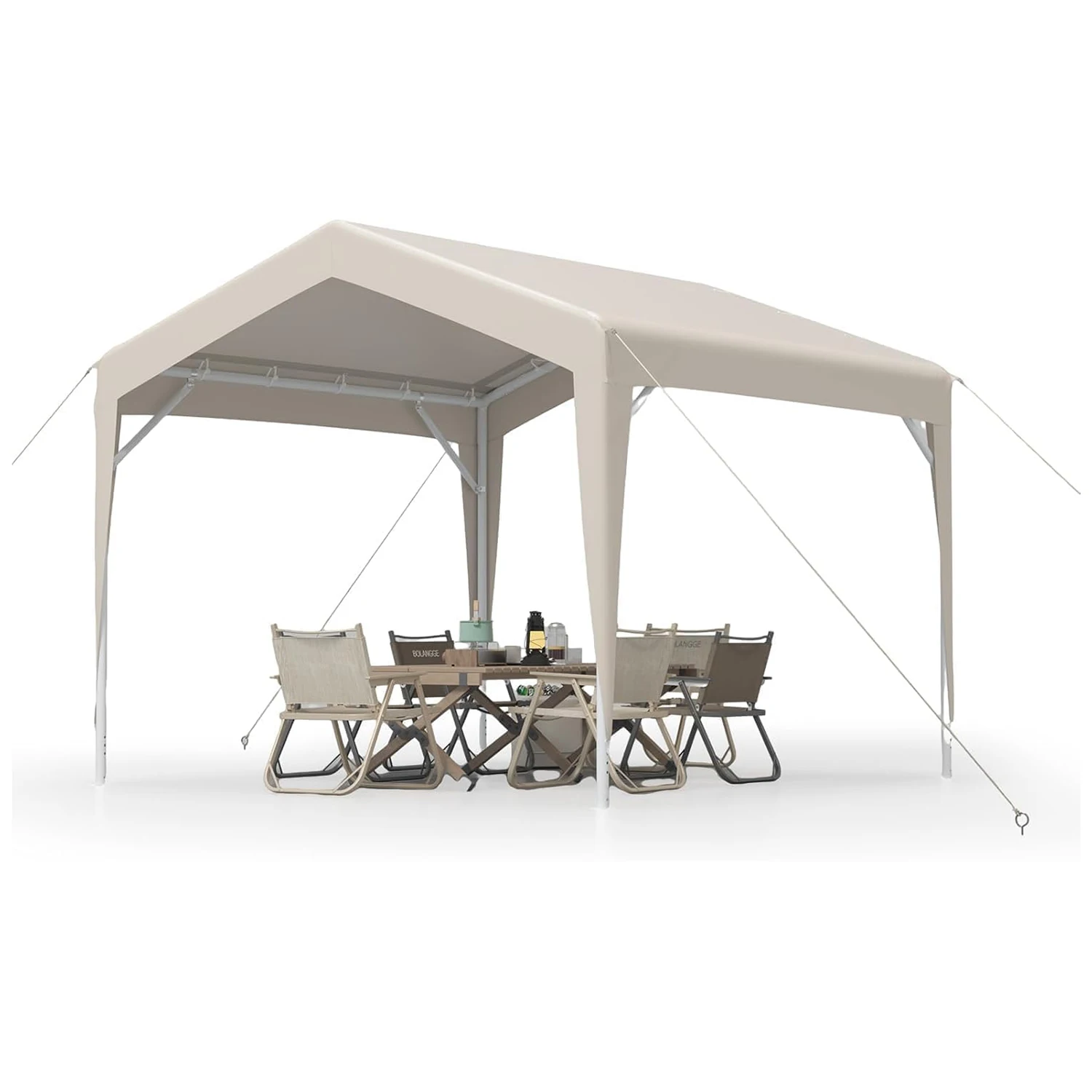 

Палатка с навесом, уличный навес с водонепроницаемой тканью Оксфорд, палатка для вечеринок на открытом воздухе для вечеринок, свадеб, кемпинга, барбекю, мероприятий на открытом воздухе