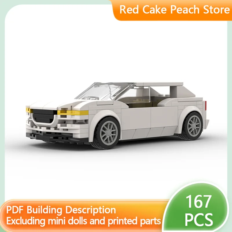 

Модель скоростного гоночного автомобиля MOC Building Роскошный спортивный внедорожник Модульная технология Детские праздничные подарки Сборка игрушек Костюм