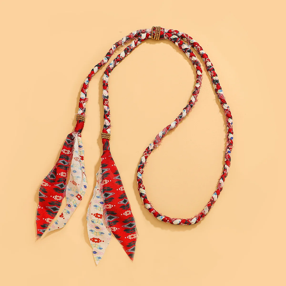 

ZAA Handmade Fabric Tie Style Necklaces for Women Fashion Banquet Party Jewelry Neck Accessories