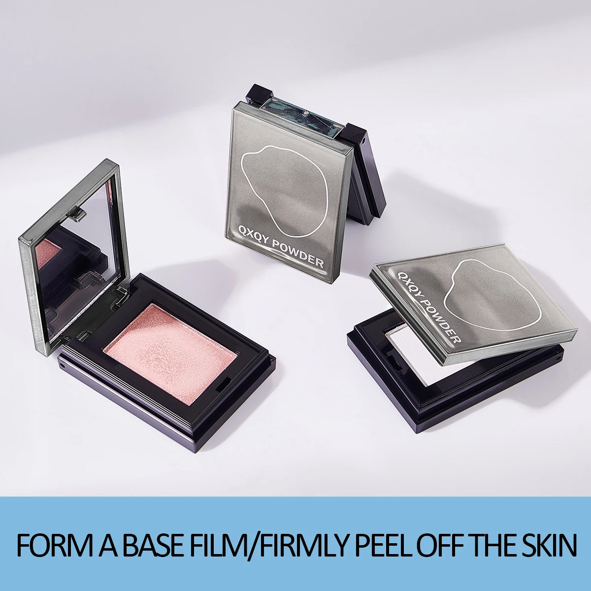 QXQY eye shadow High gloss powder blusher multi-purpose powder Light non flying powder brightens face and eyes