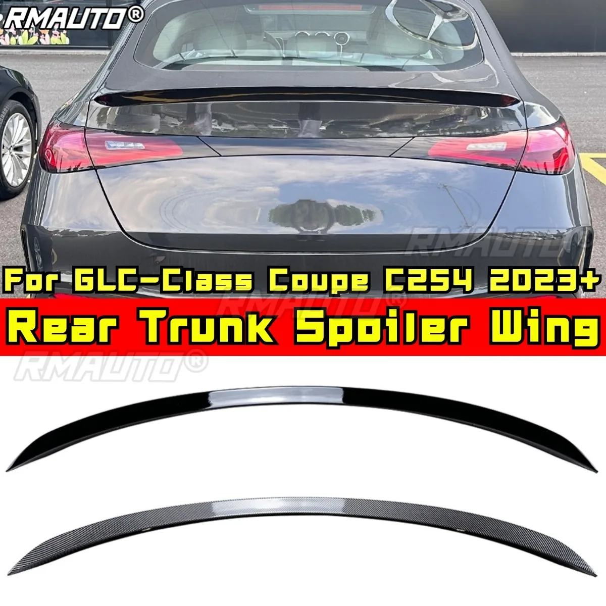 

For Mercedes Benz GLC-Class Coupe C254 2023+ Body Kit Rear Trunk Spoiler Rear Trunk Wing Trunk Spoiler Car Accessories