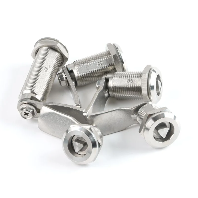 MS705 Longer Triangle Lock Electric Cabinet Box Lock Communication Cabinet Distribution Box Switch Cabinet Cam Lock With 1 Key