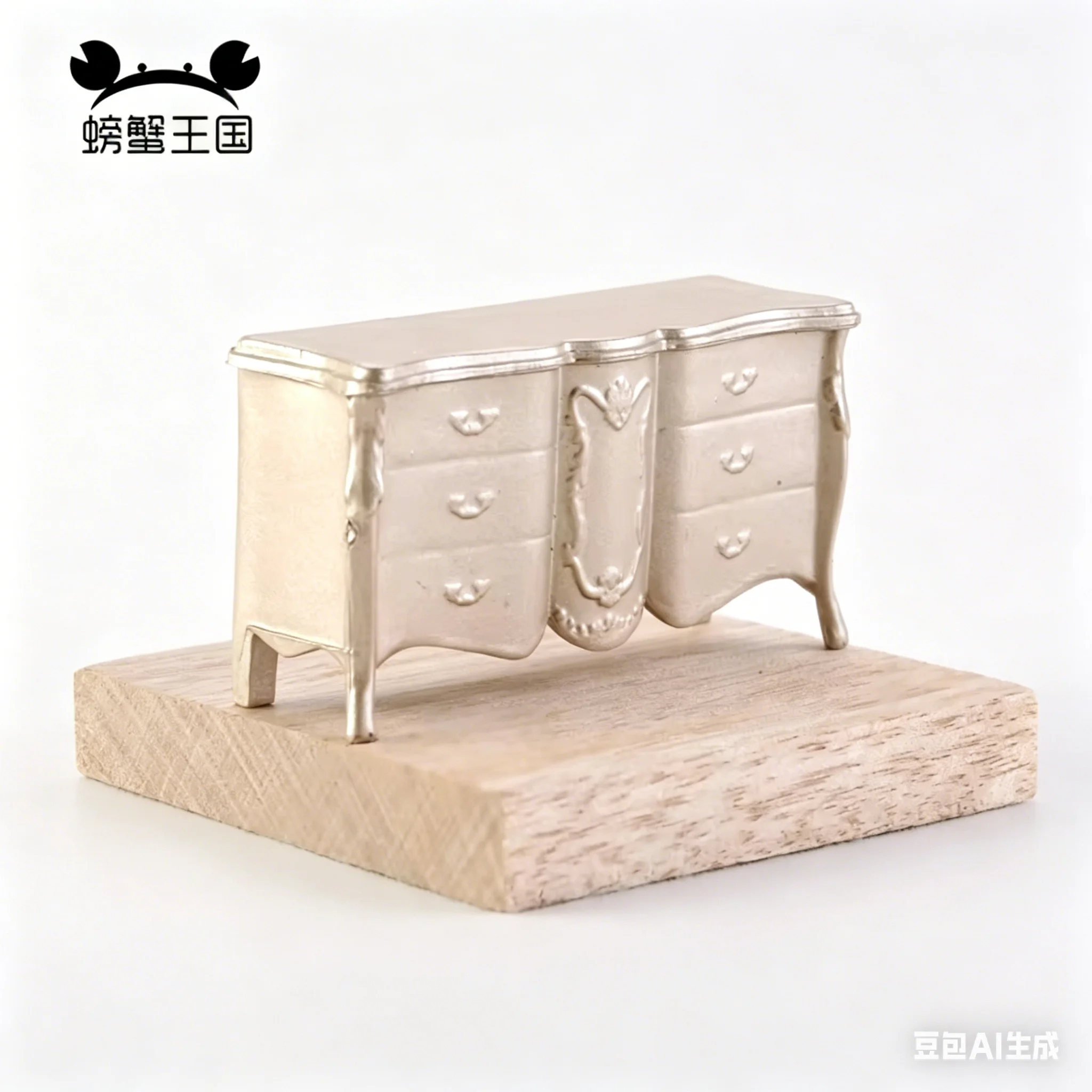 

1:25 scale Miniature Cabinet with Drawer Plastic Model Table Dollhouse Furniture Ornament Mini House Interior Scene Decoration