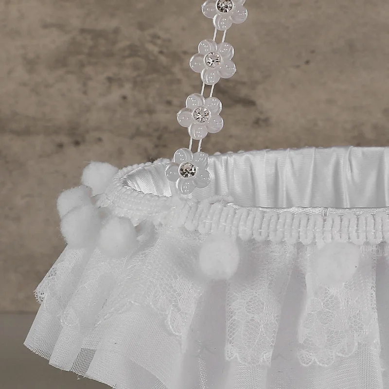 Panier de fleurs de mariage de Style occidental, panier à roulement d'anneau à bords en dentelle, panier dispersé pour Bouquet, célébration de mariage, rangement de bureau Ba