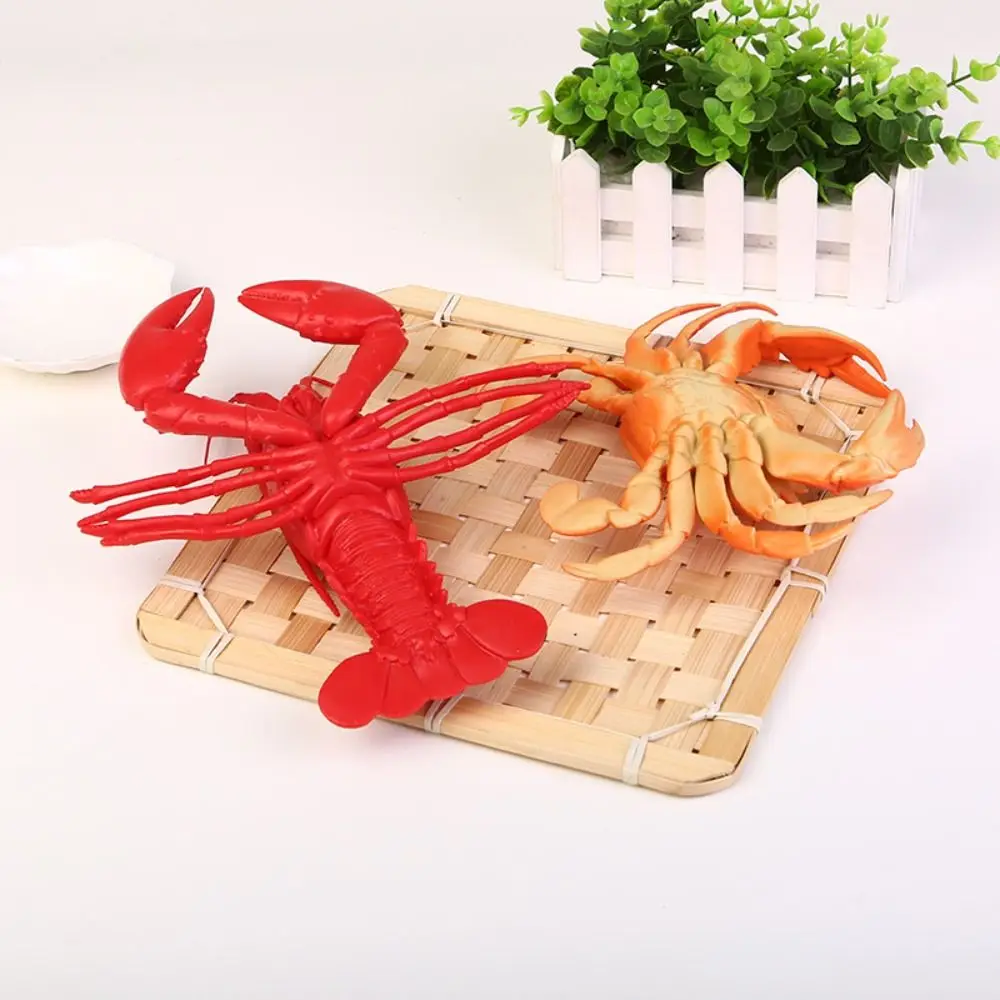 

New Lobster Fancy Toys Crab Educational Marine Animal Model Pinch Kids Stress Reliever Toys Cognitive Gifts