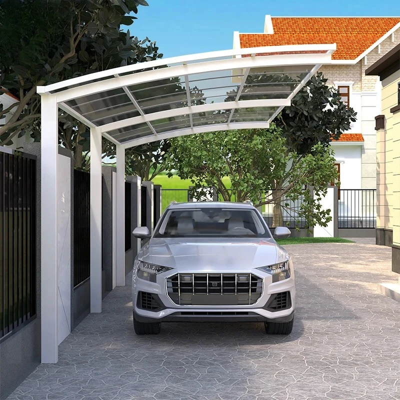 الألومنيوم منفذ السيارة الخارجي 3x6 أكشاك خيمة في الهواء الطلق حديقة فناء سقيفة معدنية المرآب Garaz Samochodowy Rv Carport #3