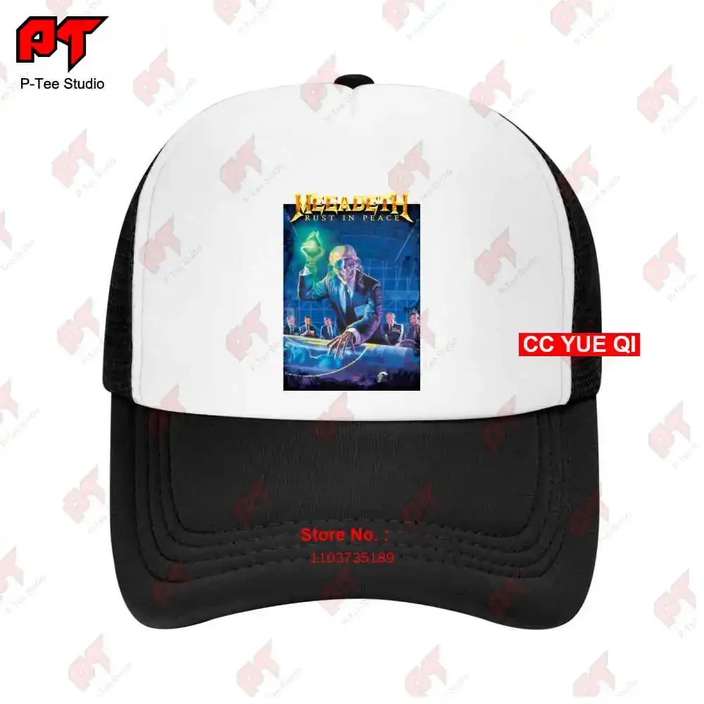 Megadeth 'Rust In Peace 30Th Anniversary' Baseball Caps Truck Cap 9O6U