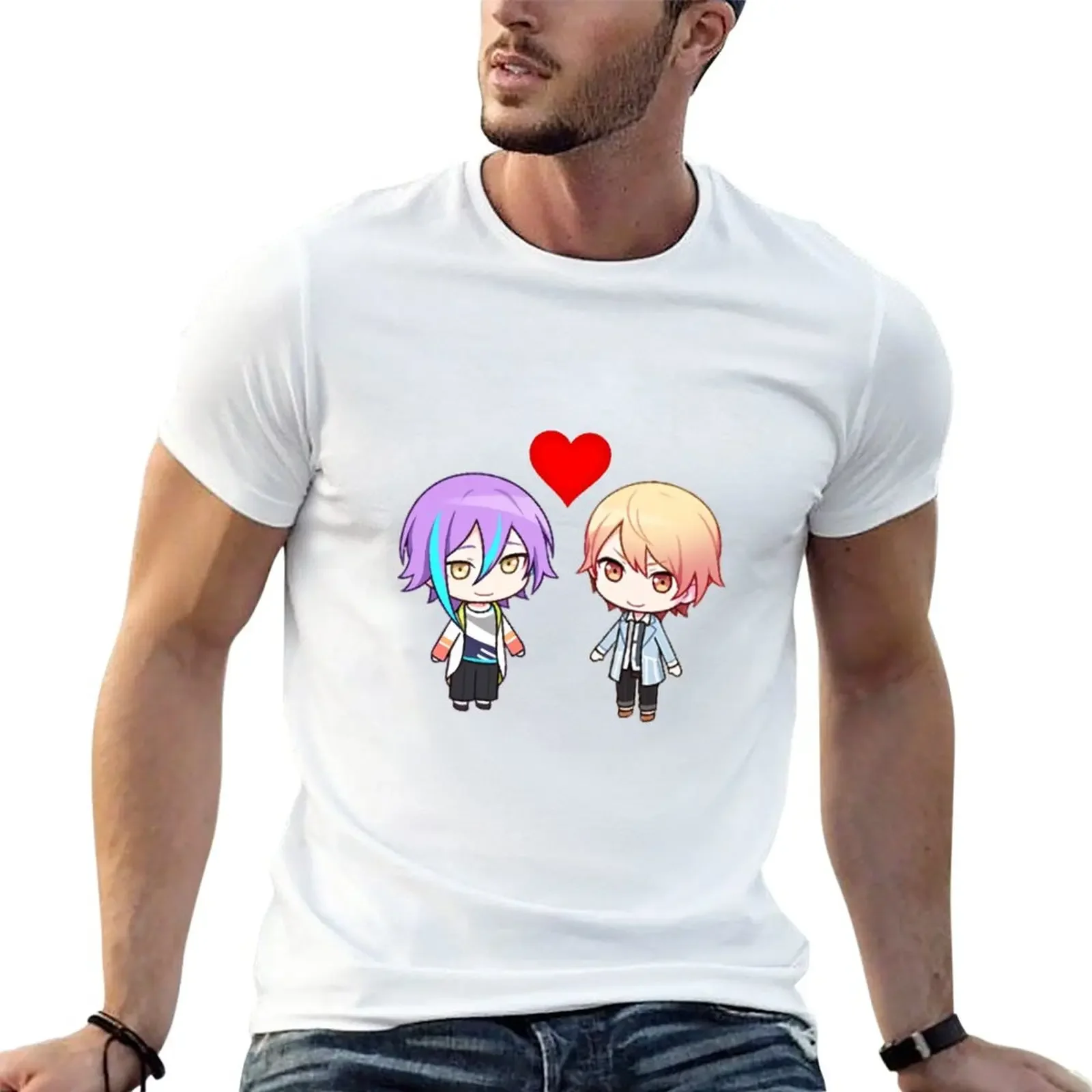 New rui kamishiro tenma tsukasa in love project sekai ruikasa T-Shirt man clothes funny t shirts mens workout shirts style tops
