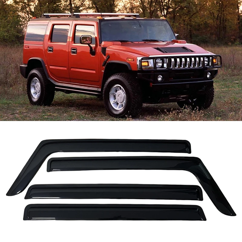 

Rain Guards Window Visor for FIAT Grand Punto 2005 2006 2007 2008 2009 Wind Deflectors Door Visor Vent Shades Side Window Visor