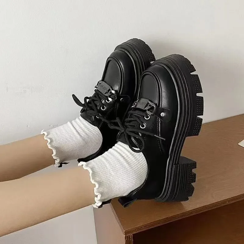Frühling und Herbst Neue Runde Kopf Dicken Boden Platz mit Dünnen Gürtel Einzelnen Schuhe Mode Komfortable Sexy Casual frauen Schuhe – Detail 8