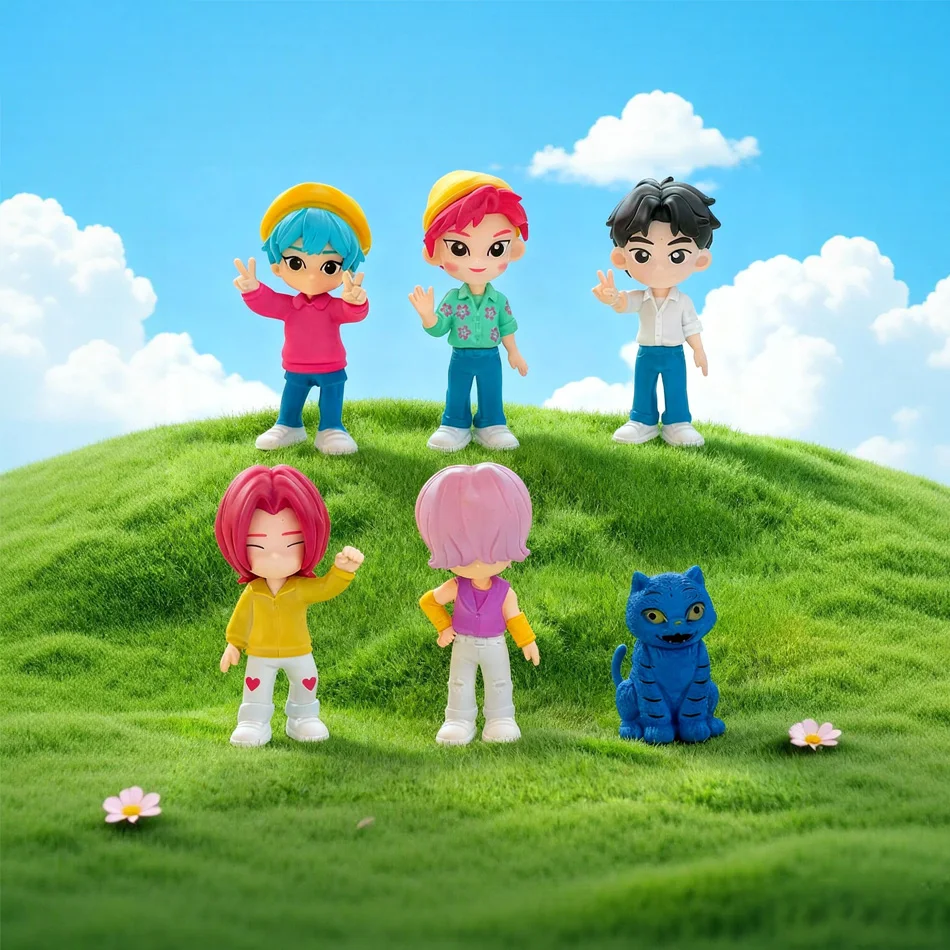 2026年新作トレンド玩具ブラインドボックス - K-POP：デーモンハンターズボーイズグループQバージョンアニメグッズ、PVCモデル、ファンアイドル