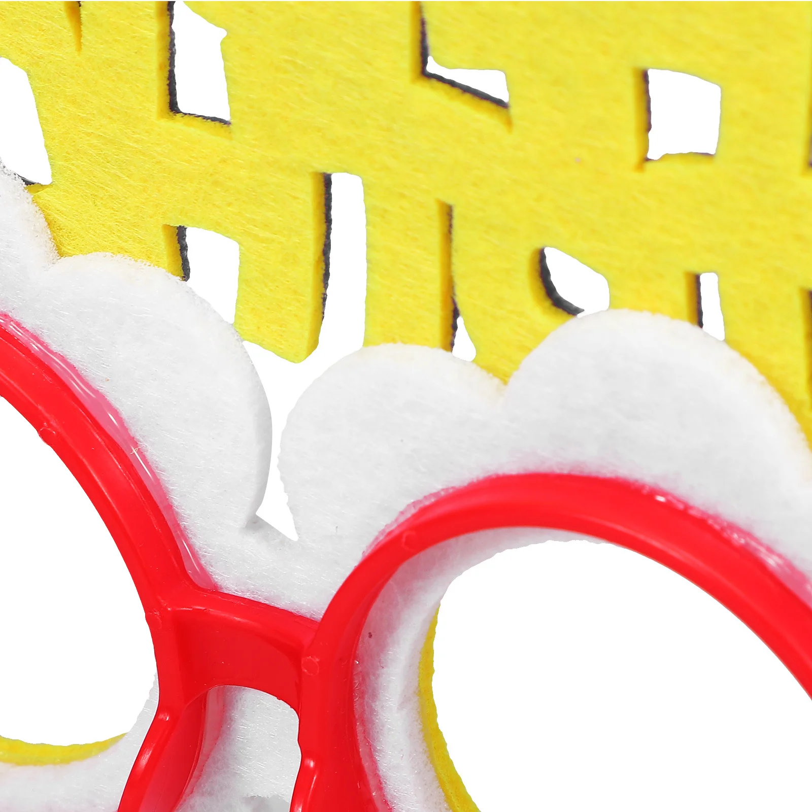 

Birthday Party Glasses Kids Happy Birthday Eyeglasses Props Creative Felt Photo Booth Decorative Party Supplies Reusable Glitter