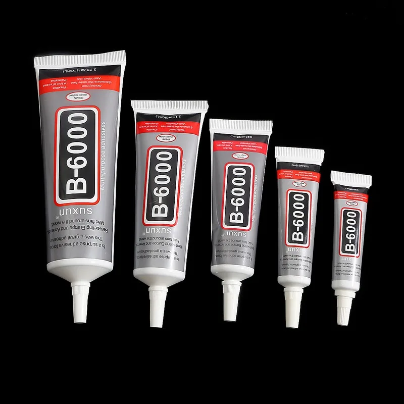 B6000 Glue For Rhinestones Crystal Adhesive Jewelry 9ml 15ml 50ml 110ml Needles Epoxy Resin Diy Jewelry Crafts Glass Supplies