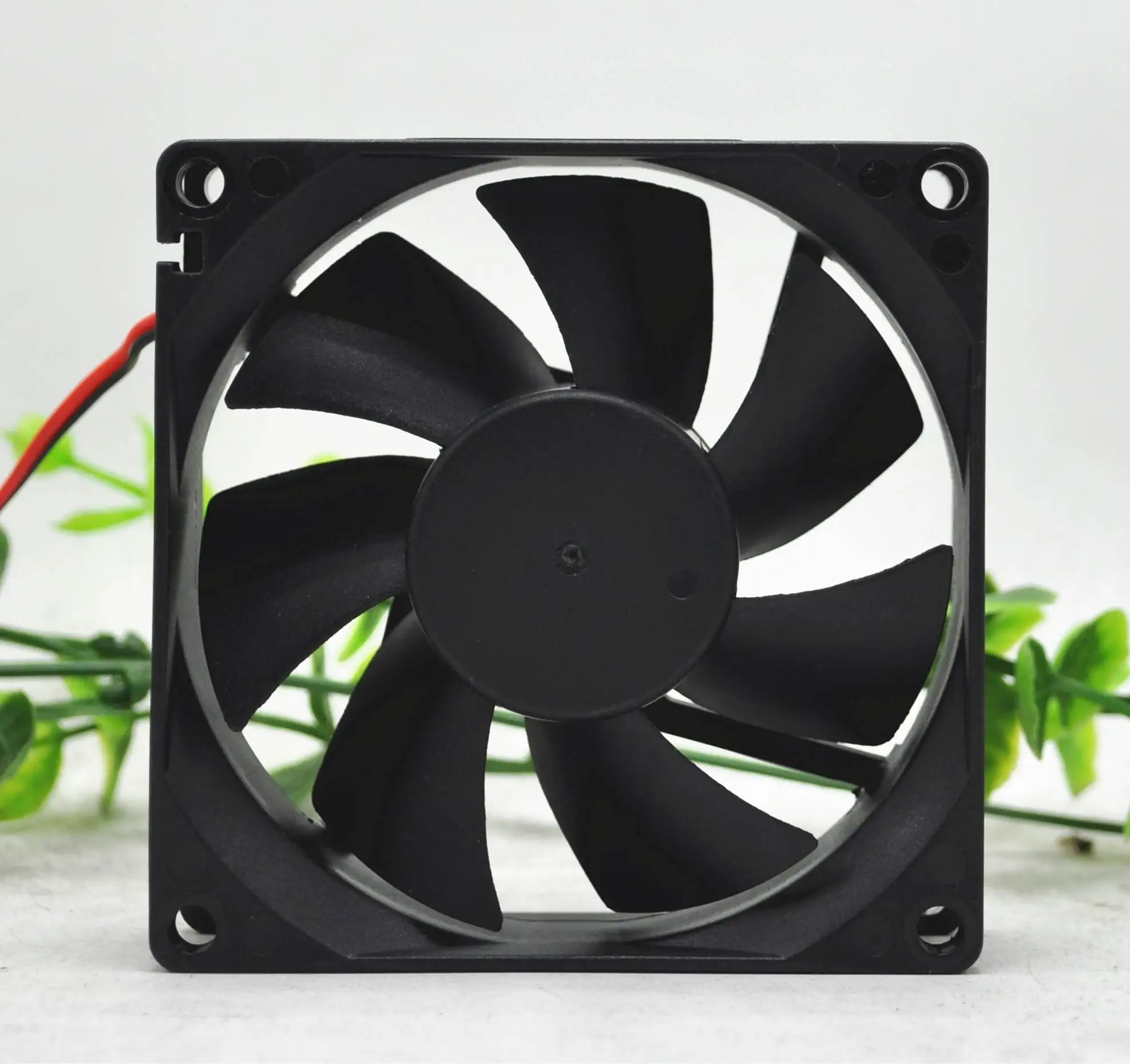 Xqf xfb8025hbl dc 24v 0.15a 80x80x25mm ventilador de refrigeração do servidor de 2 fios