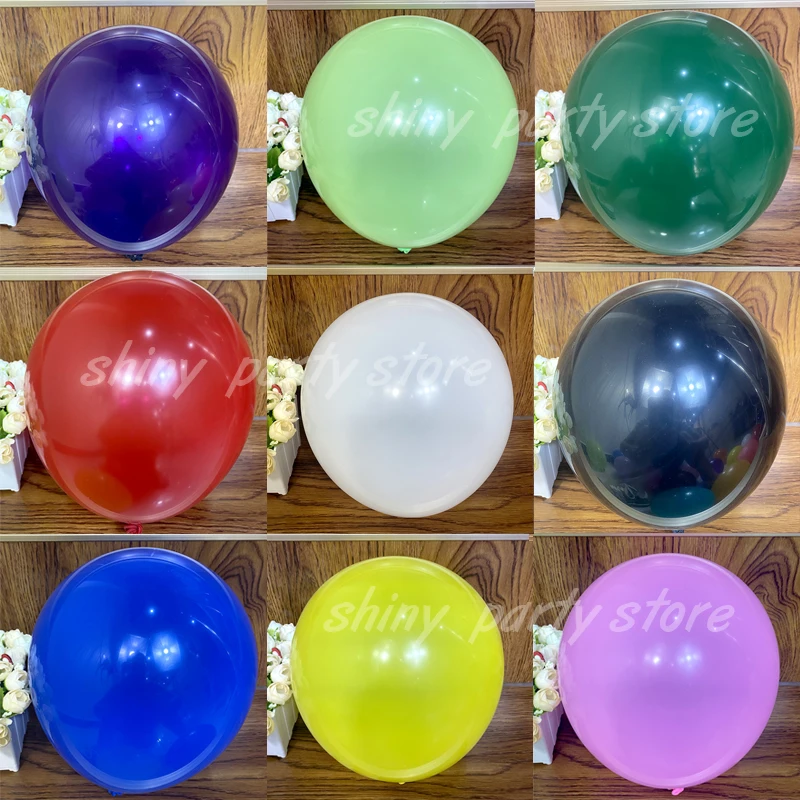 

5/10/12inch Matte Latex Balloon Thickened Small Balloons Wedding Decoration Birthday Party Layout Multicolored Round Balloons