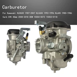 Carburetor For Kawasaki KLR650 1987-2007 KLX650 1992-1996 KL600 1985-1986  Carb CVK 40mm 2008-2018 OEM 15004-0072 15003-0118