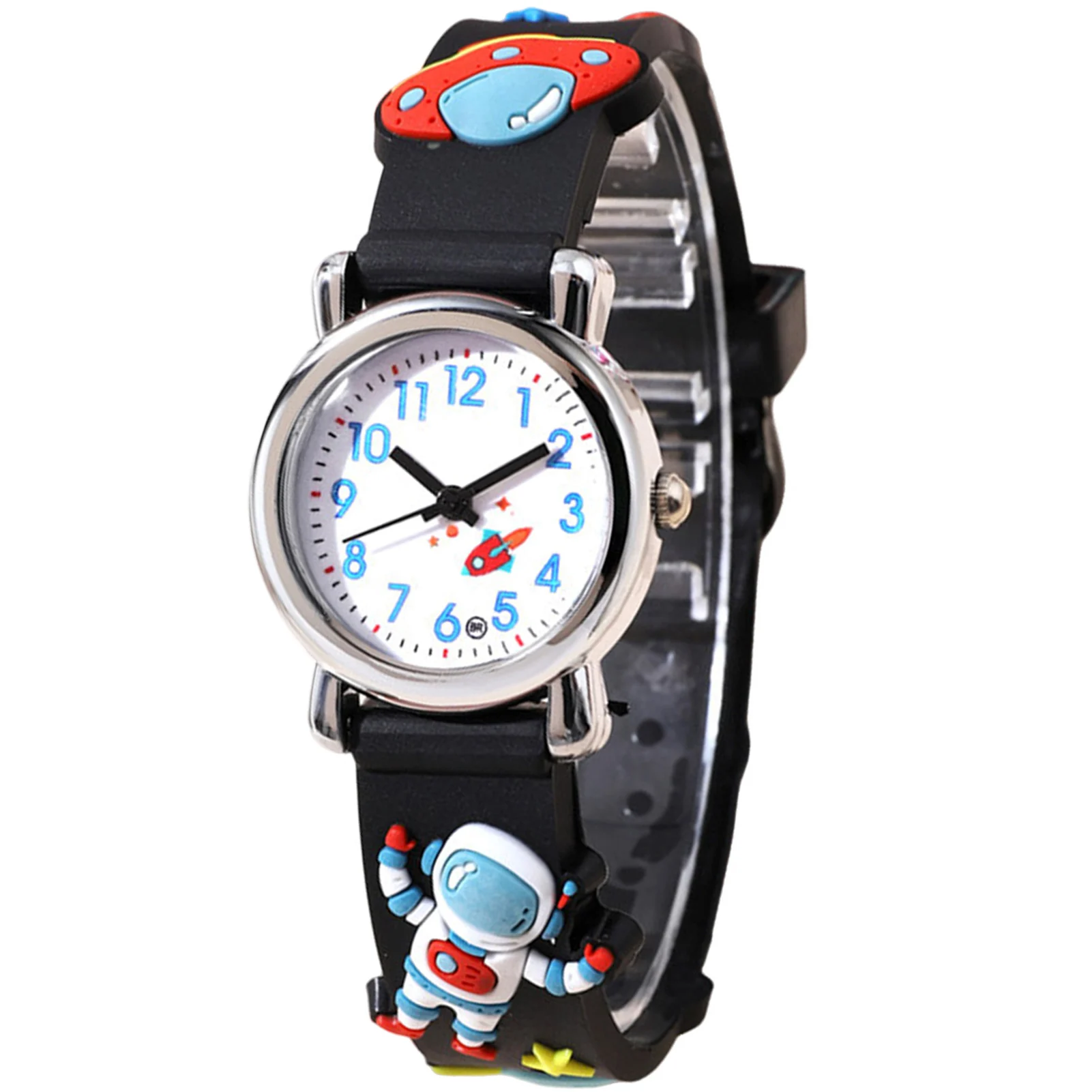 

New Hot Analog Quartz Wrist Watch for Kids Cartoon Spaceman Pattern Outdoor Children Watches for Kids Gift Time Teacher