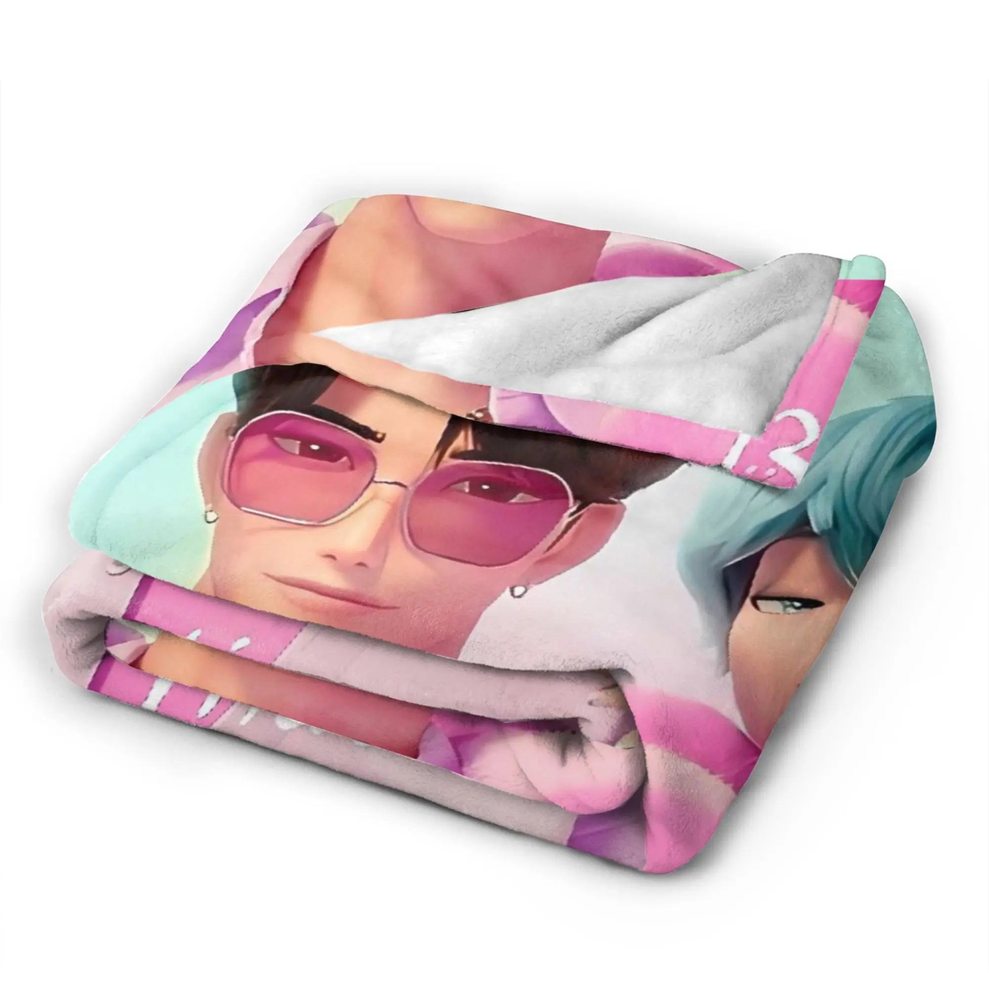 ساجا بنين فريق ريترو ستايل 80s بطانية دافئة لينة الجدة أفخم الفراش يلقي لغرفة النوم السفر الفانيلا المفرش غطاء السرير