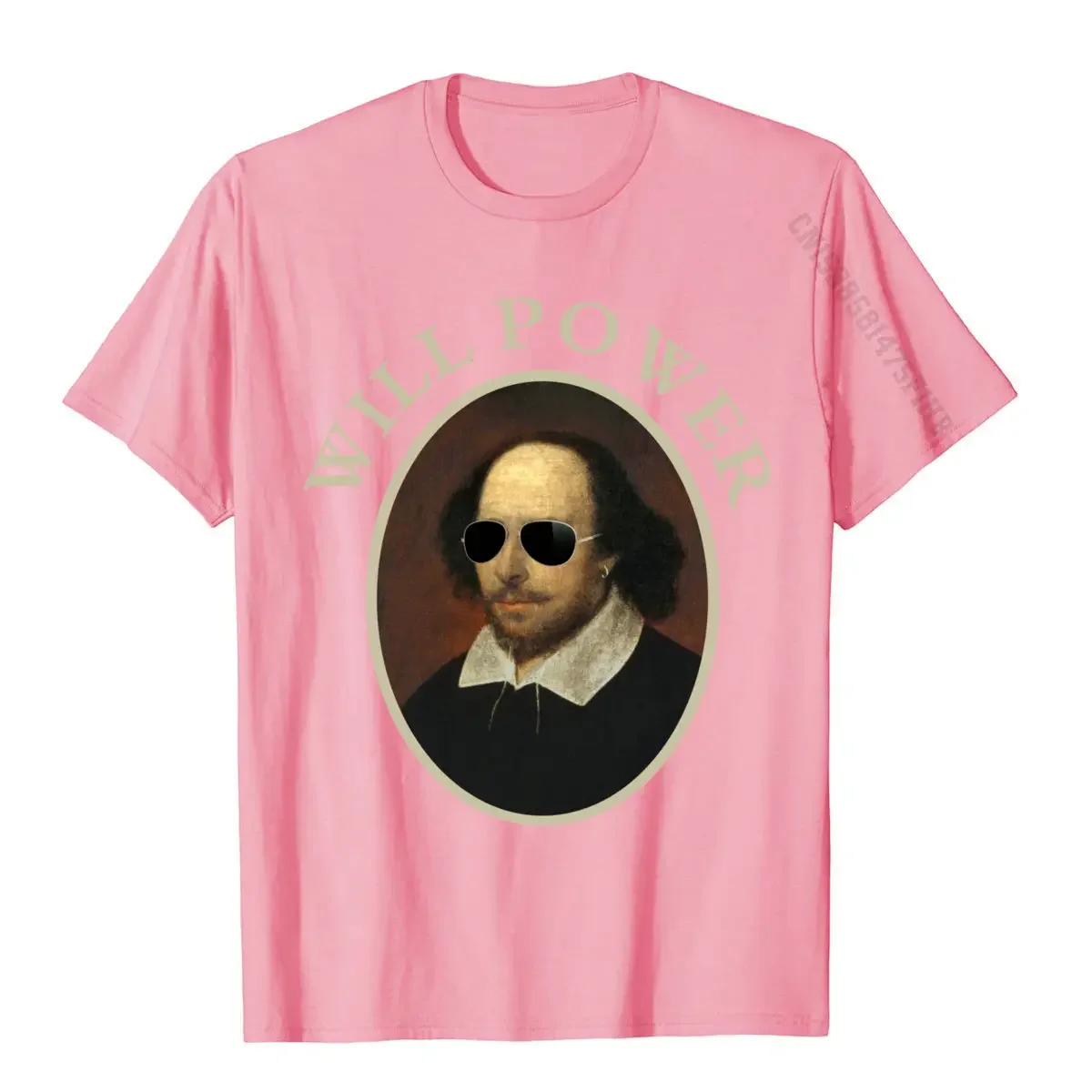 Classic William Shakespeare Will Power TShirt-Funny Quote T-Shirt Funny Top T-Shirts Tees For Men Cotton Gift T Shirts