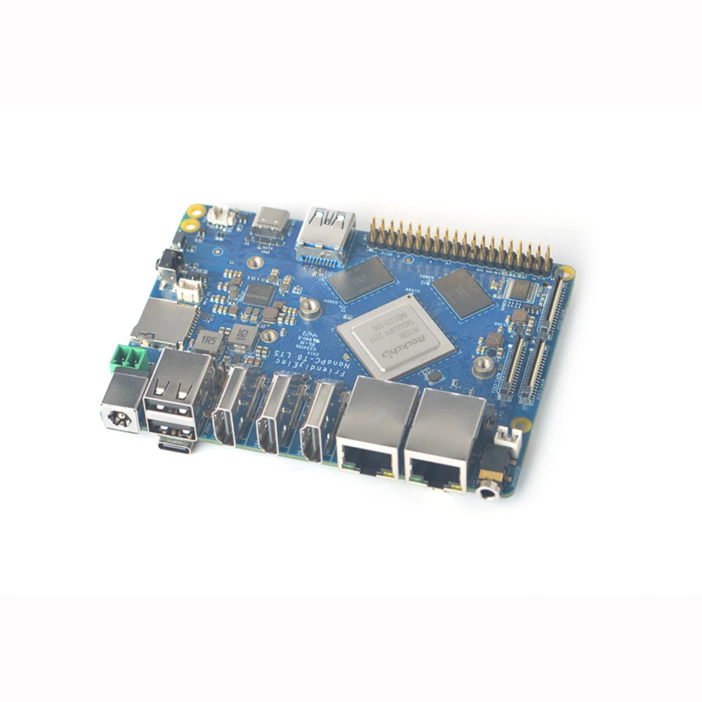 NanoPC T6 Rockchip RK3588 CPU Development Board two 2.5G and one Gbps Ethernet ports Support Debian 11,Android 12,Ubuntu 22.04