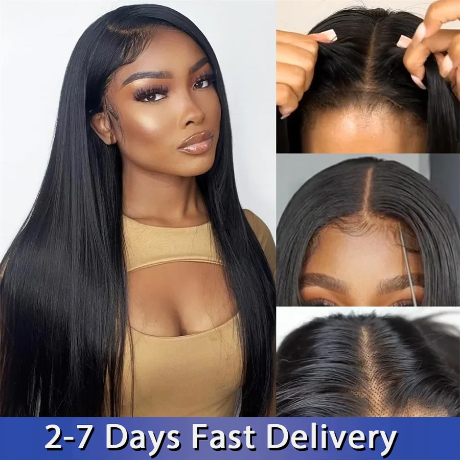 Glueless Lace Front Wigs Human Hair Glueless 36 Inch Human Hair Wigs For Women Natural Color Bling Human Hair Lace Frontal Wigs