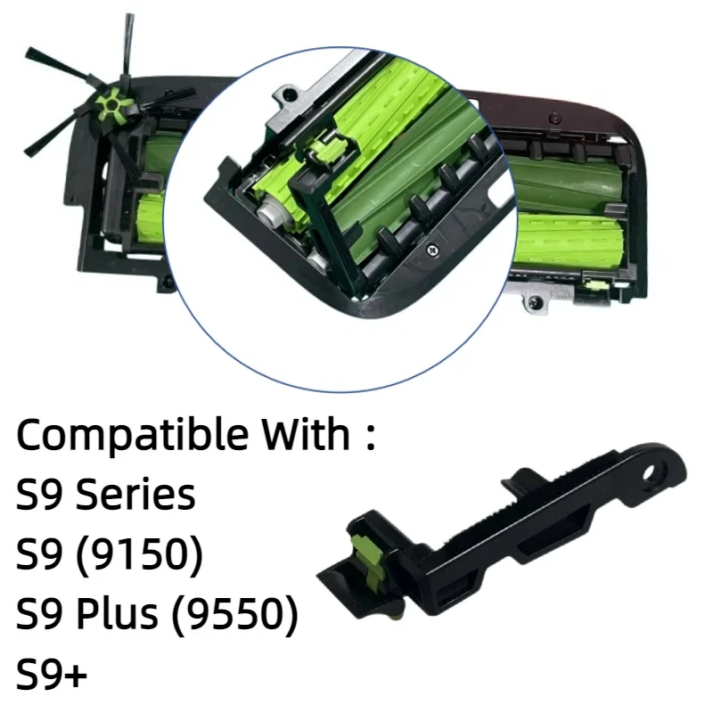 Brush Cover Clip Roller Brush Retainer Latch for IRobot Roomba S9 S9+ 9150 9550 Robot Vacuum Cleaner Replacement Spare Part