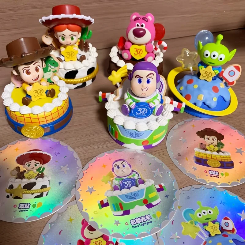 

New Hot Disney Toy Story Surprise Party Series Blind Box Collectible Figure Woody Jessie Toy Gift Trendy Display Figurine Toys