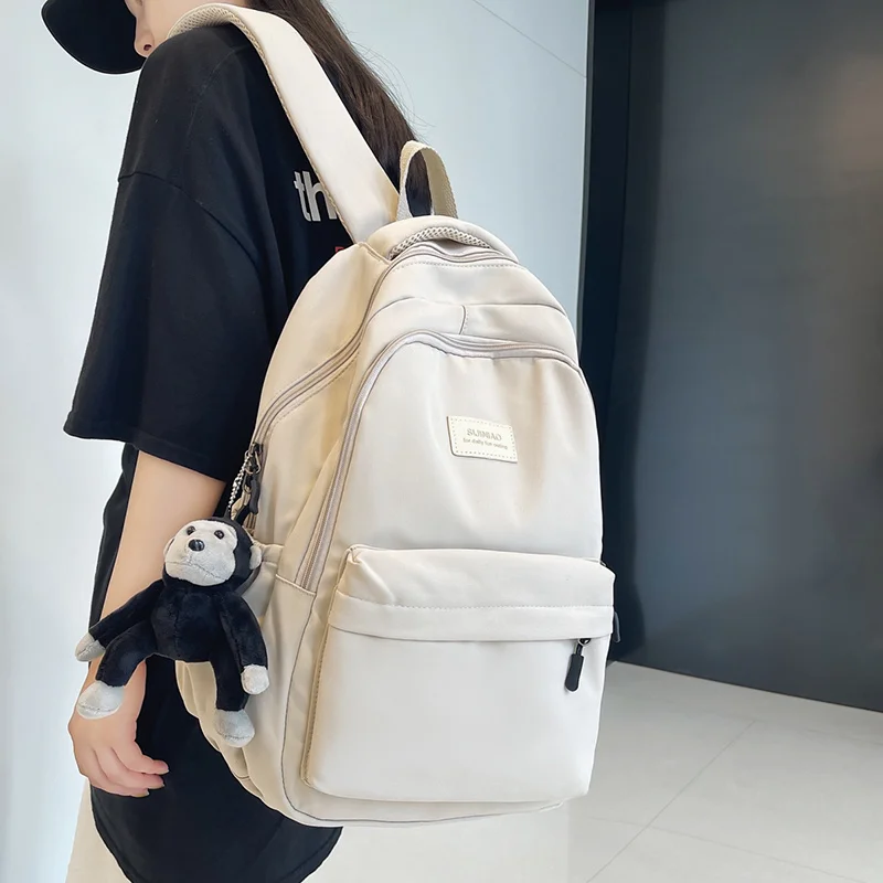 high school backpack student simple style Laptop Backpack large capacity School bags for women College Student bookbag