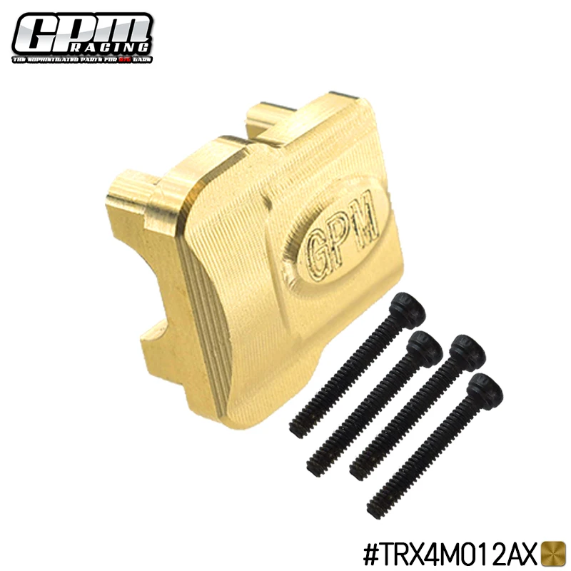 

GPM TRAXXAS 1/18 4WD TRX-4M Ford Bronco TRX-4M K10 For Brass F/R Axle Cover