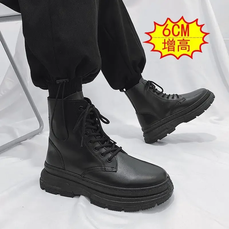 Zapatos De seguridad británicos Para Hombre, Botas altas De trabajo, estilo Popular, color negro, novedad