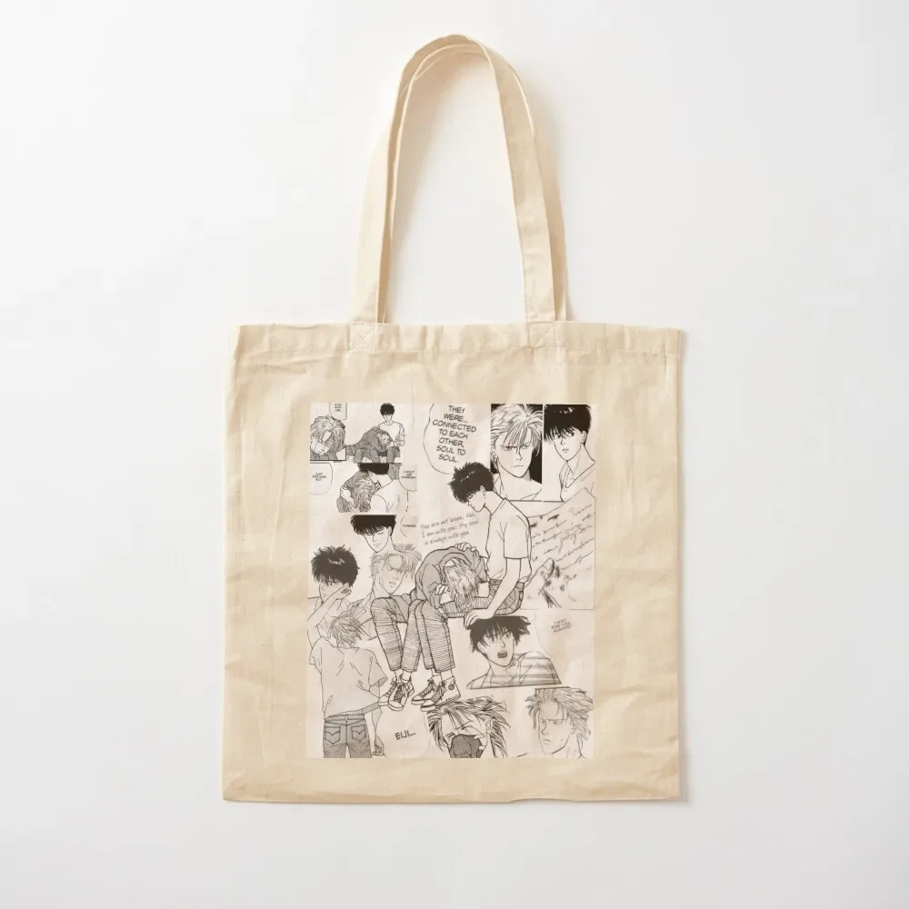 

Banana Fish Collage Tote Bag Women's shopper Portable shopping bag Bag