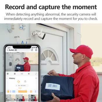 IMOU Bullet 2E 5MP 3K 內建聚光燈全彩 WiFi 相機戶外 IP67 防水家用安防人形偵測 IP 相機 8 最佳銷售 imou 子彈 - №2