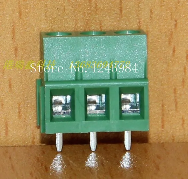 

[SA]DECA Taiwan Progressive Alliance pitch 5.08 Straight Leg 3 green terminal blocks MB312-508M3--50pcs/lot