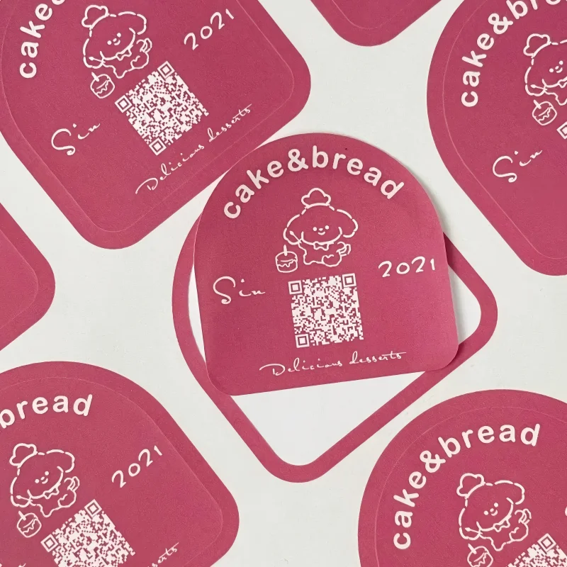 500PCS Custom Stickers and Customized Logo Wedding Birthday Gift Box Stickers DIY Your Own Logo Stickers Personalize Stickers