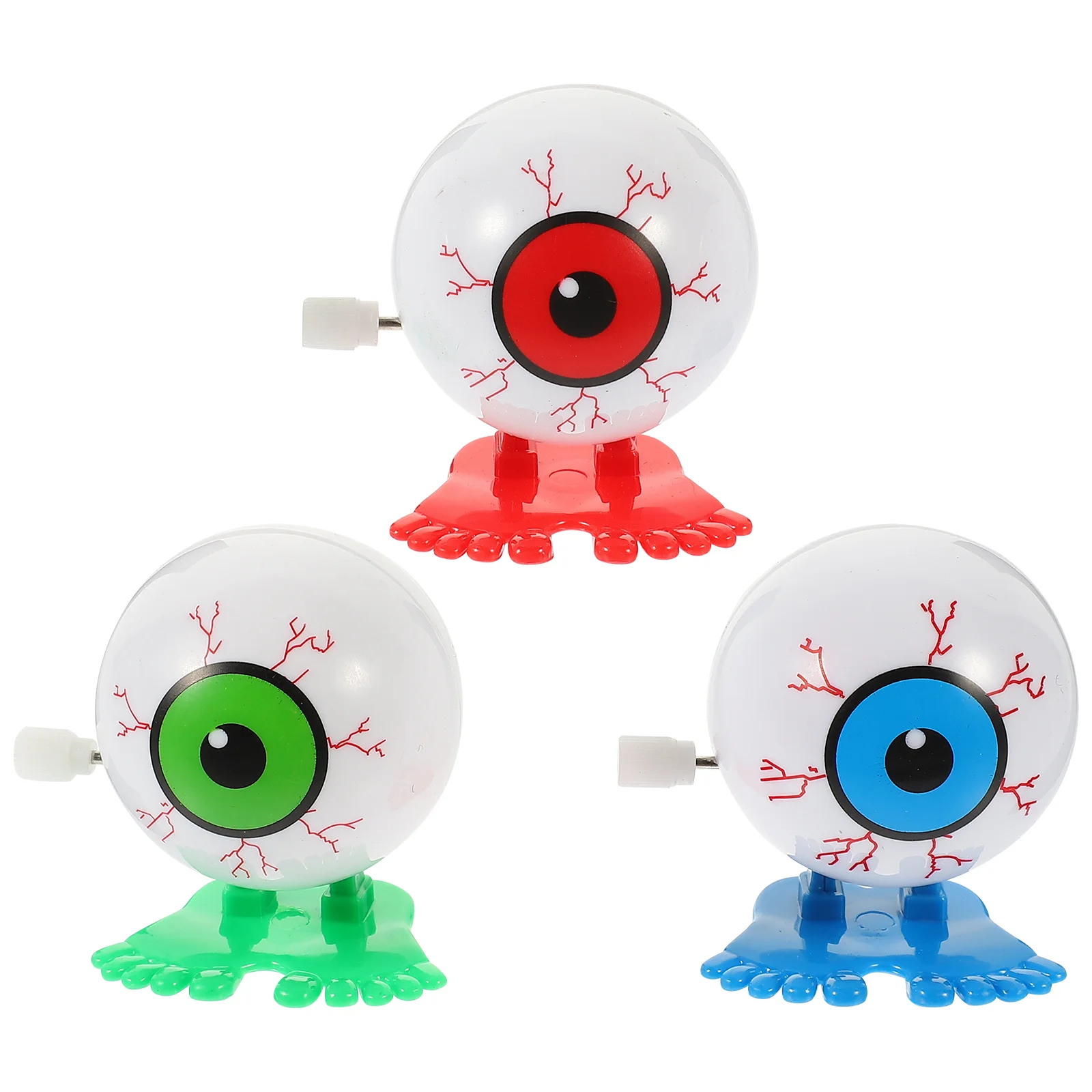 

3 Pcs Interesting Clockwork Toy Kids Plaything Eyes Adorable Cartoon Child Toys for Girls