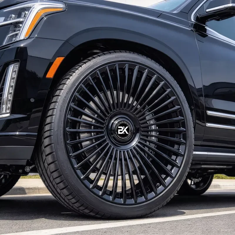 Bku Forged 6x139.7 Wheels 20 21 22 23 24 26 Inch Custom Multi Spokes Alloy Rims for Escalade Gmc Yukon Chevy