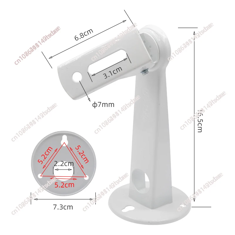 Projector Angle Adjustable Projector Mount Support for Mini Projector Wall Hanger with Max Load 3.3 lbs Max