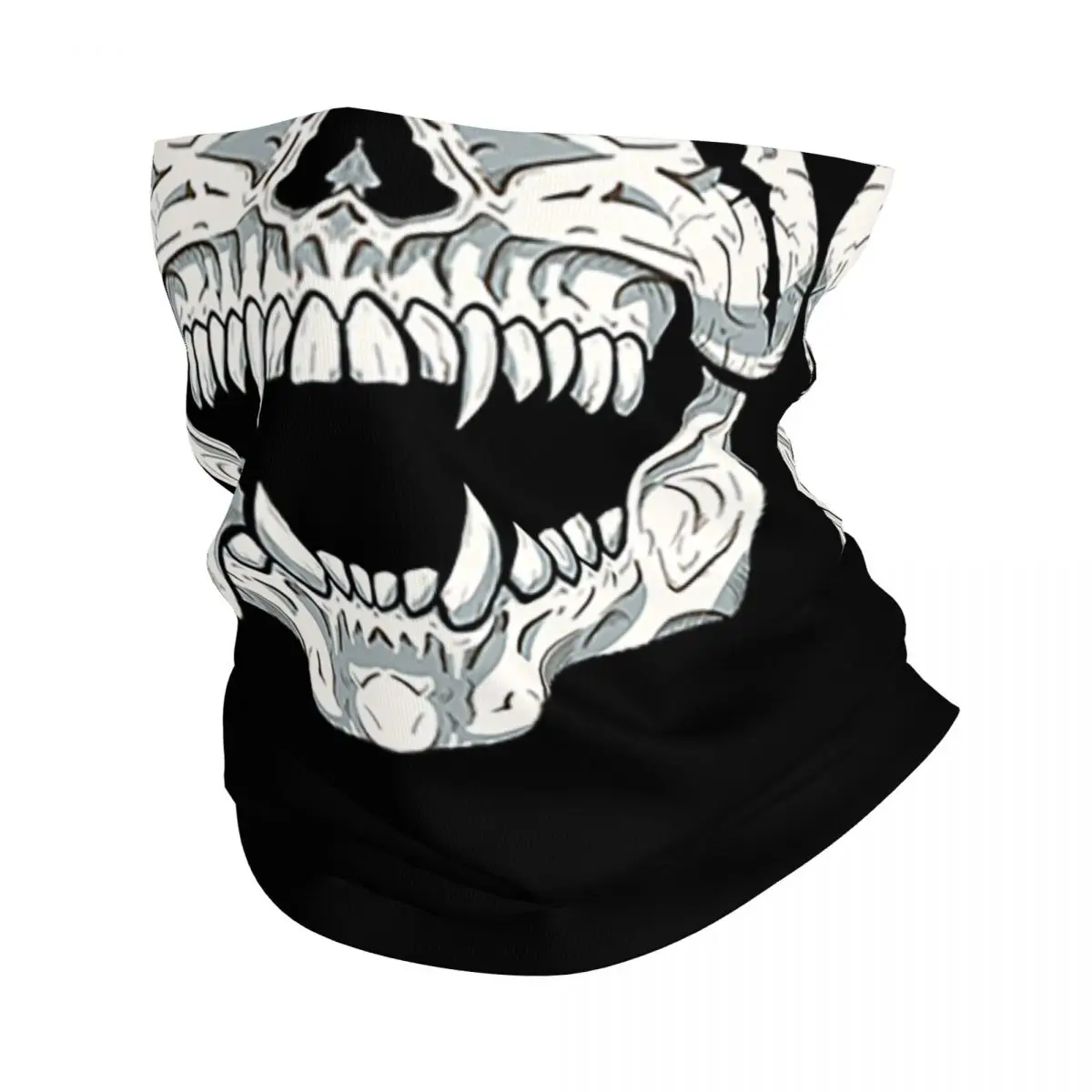 Maniac & quot Jet Upper Black & quot Bandana Neck Cover Printed Wrap Mask Scarf Multi-use FaceMask Riding For Men Adult Winter