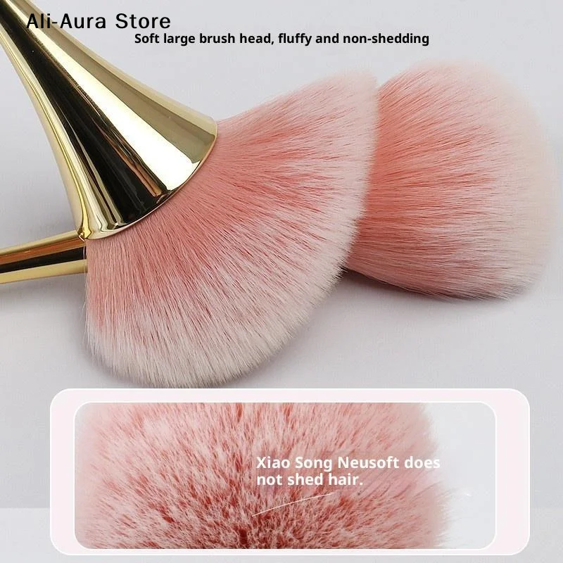 1 Pinceau de Nail Art, Pinceau Dépolisseur pour Manucure, Pinceau Beauté, Pinceaux à Poudre Blush, Accessoires de Gel pour Ongles Tendance, Outils de Manucure Esthétiques