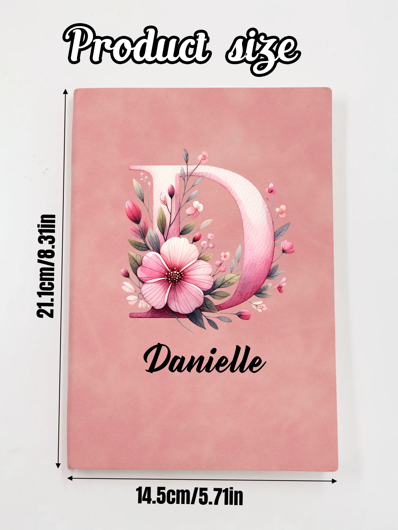 Picture 7: Custom Alphabet Flowers Journal,Personalized Name Notebook,Customizable Notebooks For School,Notebooks For Work,Birthday Gifts