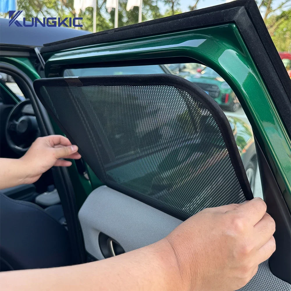 

Custom Magnetic Car Window Sunshade For Mini Cooper U25 Countryman F65 F55 Clubman J01 EV Curtain Mesh Side Window Frame Curtain