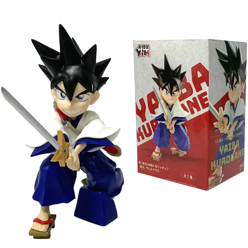 17 cm/6.69 pouces Kenyuu Densetsu Yaiba Anime Figure Yaiba Figurine guerrier Figurine PVC adulte Collection modèle poupée jouets cadeaux