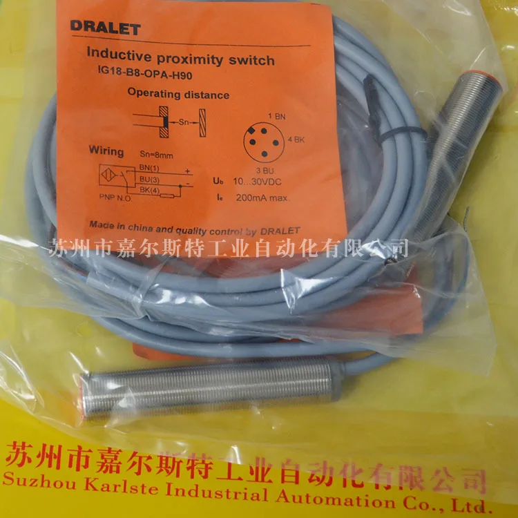 

2025 [Original And Genuine] IG18-B8-OPA-H90 DLETT DRALTE Proximity Switch Sensor