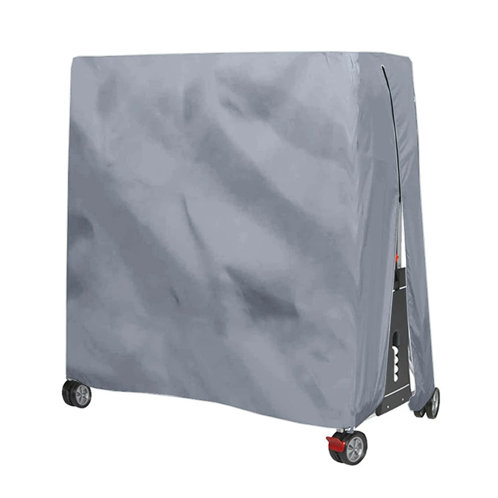 

210D Oxford Fabric Ping Pong Table Storage Cover Waterproof Folding Table Tennis Table Cover Dustproof Zipper for Indoor Outdoor